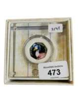 150TH ANNIVERSARY OF BEATRIX POTTER 2016 JEMIMA PUDDLE-DUCK UK 50p SILVER PROOF COIN IN BOX WITH