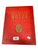OLD BOOK: BRITAINS MOTOR INDUSTRY