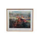 LARGE SIGNED PRINT - MR FRISK - RACE HORSE