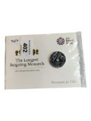 THE LONGEST REIGNING MONARCH 2015 UK £20 FINE SILVER COIN