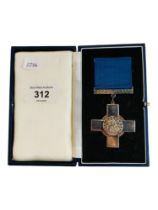 COPY GEORGE CROSS MEDAL IN CASE