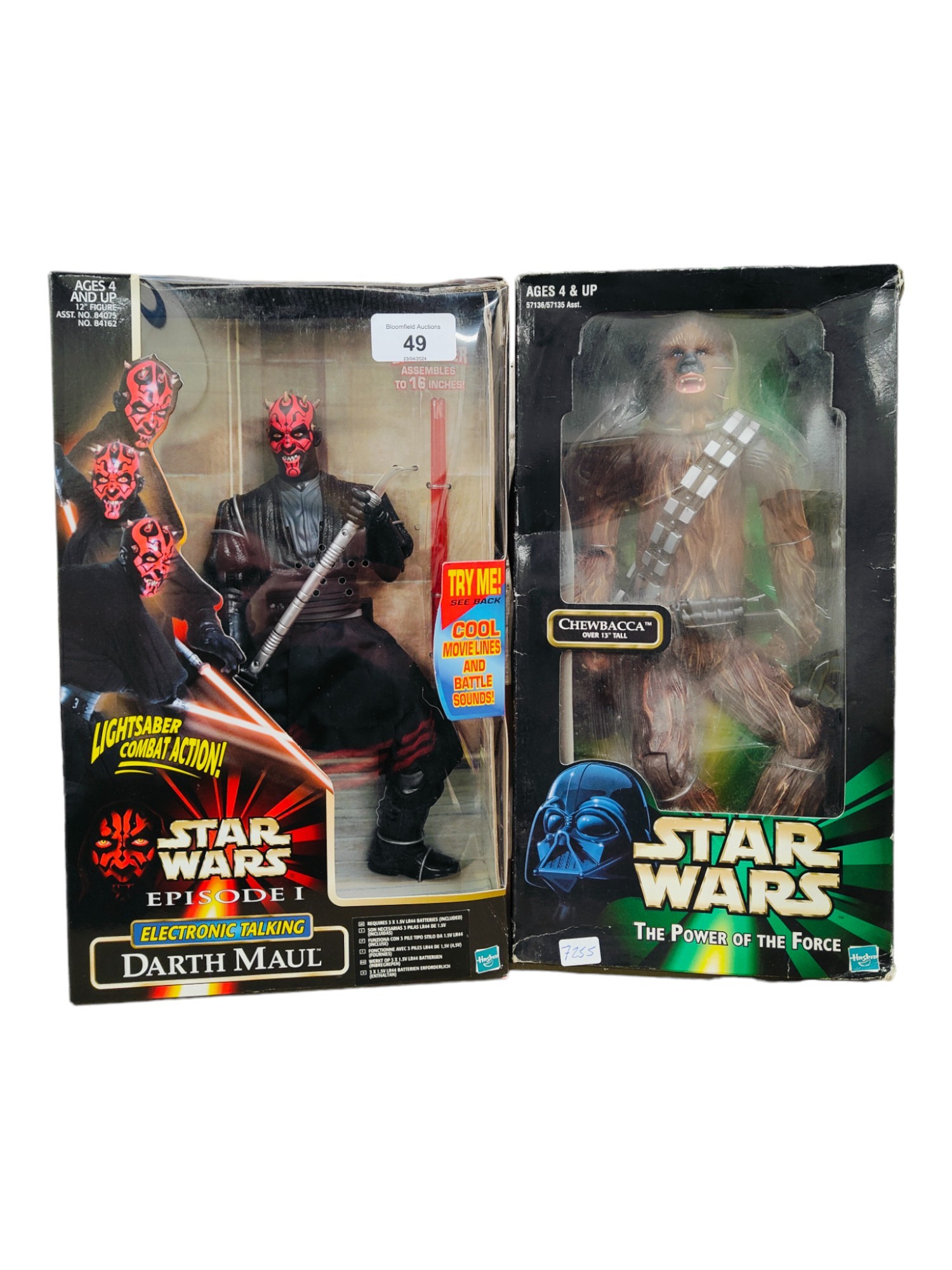 2 LARGE BOXED STAR WARS FIGURES