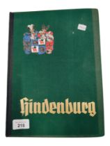 RARE GERMAN WW2 HINDENBURG CIGARETTE ALBUM