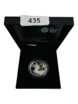 THE SECOND BIRTHDAY OF HRH PRINCE GEORGE OF CAMBRIDGE 2015 UK £5 SILVER PROOF COIN IN BOX WITH