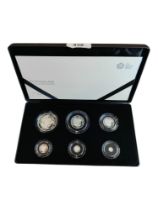 THE BRITANNIA 2018 UK SIX-COIN SILVER PROOF SET IN BOX WITH CERTIFICATE