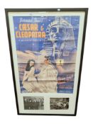 BRIAN DESMOND HURST COLLECTION - 'CAESAR & CLEOPATRA' (1944) DANISH POSTER WITH A COPY PHOTO OF