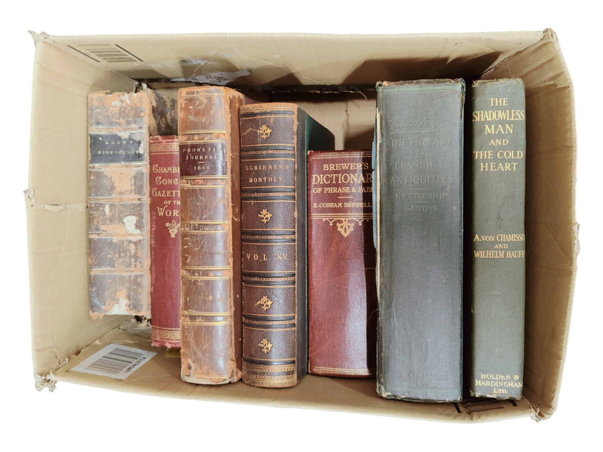 BOX OF OLD BOOKS