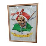 FRAMED LOYALIST PRISON ART HANDKERCHIEF