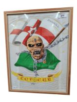 FRAMED LOYALIST PRISON ART HANDKERCHIEF