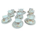 OLD ROYAL ALBERT GEM 39 PIECE TEA SET