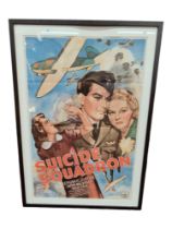 BRIAN DESMOND HURST COLLECTION - 'SUICIDE SQUADRON' MOVIE POSTER. THIS WAS HURST'S STORY OF THE