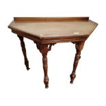 EDWARDIAN HALL TABLE