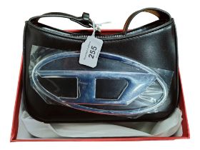 DIESEL HANDBAG WITH EXTRA STRAP WITH DUST COVER AND OUTER BOX