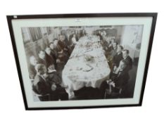 BRIAN DESMOND HURST COLLECTION - A LARGE FRAMED COPY PHOTOGRAPH OF WHAT WAS KNOWN AS THE ORIGINAL