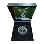 3 X CASED COINS - BATTLE OF BRITAIN MEMORIAL FLIGHT 60TH ANNIVERSARY PROOF £5 COIN, GOLDEN JUBILEE