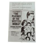 BRIAN DESMOND HURST MOVIE POSTER - 'PLAYBOY OF THE WESTERN WORLD'