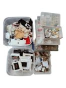 9 BOXES OF DOLLS HOUSE ACCESSORIES