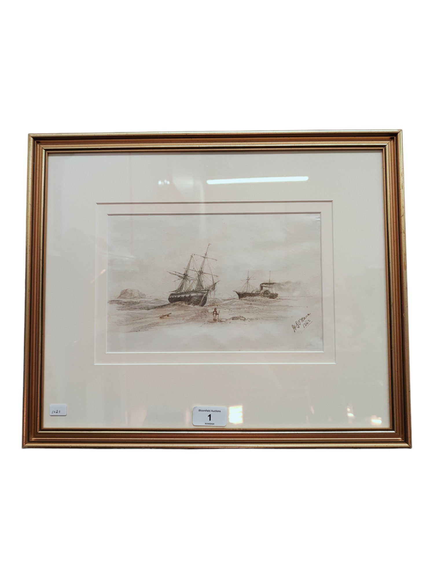 HELEN OHARA - PENCIL - SEASCAPE 25CM X 16CM