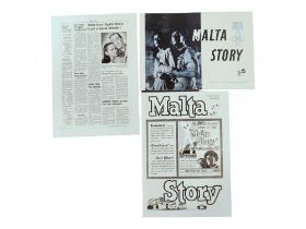 BRIAN DESMOND HURST COLLECTION - MOVIE PRESS PACKS - 'MALTA STORY'
