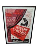 BRIAN DESMOND HURST COLLECTION - 'WARSAW CONCERTO' MOVIE POSTER .