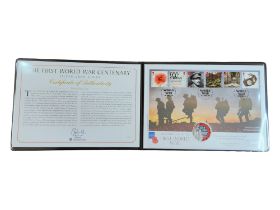 THE FIRST WORLD WAR CENTENARY SILVER COIN COVER