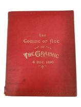 ANTIQUE BOOK: THE COMING OF AGE THE GRAPHIC 1890