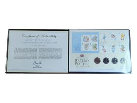 LIMITED EDITION BEATRIX POTTER STAMP & COIN COVER