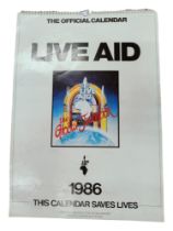 THE OFFICIAL CALENDAR - LIVE AID 1986