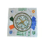 REPUBLICAN PRISON ART HANDKERCHIEF 'MAGHABERRY 2002 MAGILLIGAN AND SIGNED BY NUMEROUS PRISONERS OF