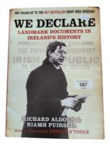 IRISH BOOK: WE DECLARE LANDMARK DOCUMENTS IN IRISH HISTORY