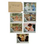 BRIAN DESMOND HURST COLLECTION - 7 X MOVIE LOBBY CARDS - 'THE GAY LADY' WITH ORIGINAL ENVELOPE