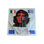 REPUBLICAN PRISON ART HANDKERCHIEF SIGNED 'MATT MCCANN MAGILLIGAN 2002'