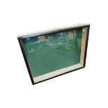 GLAZED DISPLAY CASE 25.5" X 19.5"