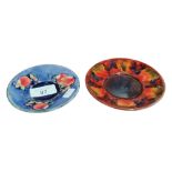 2 SMALL MOORCROFT PLATES