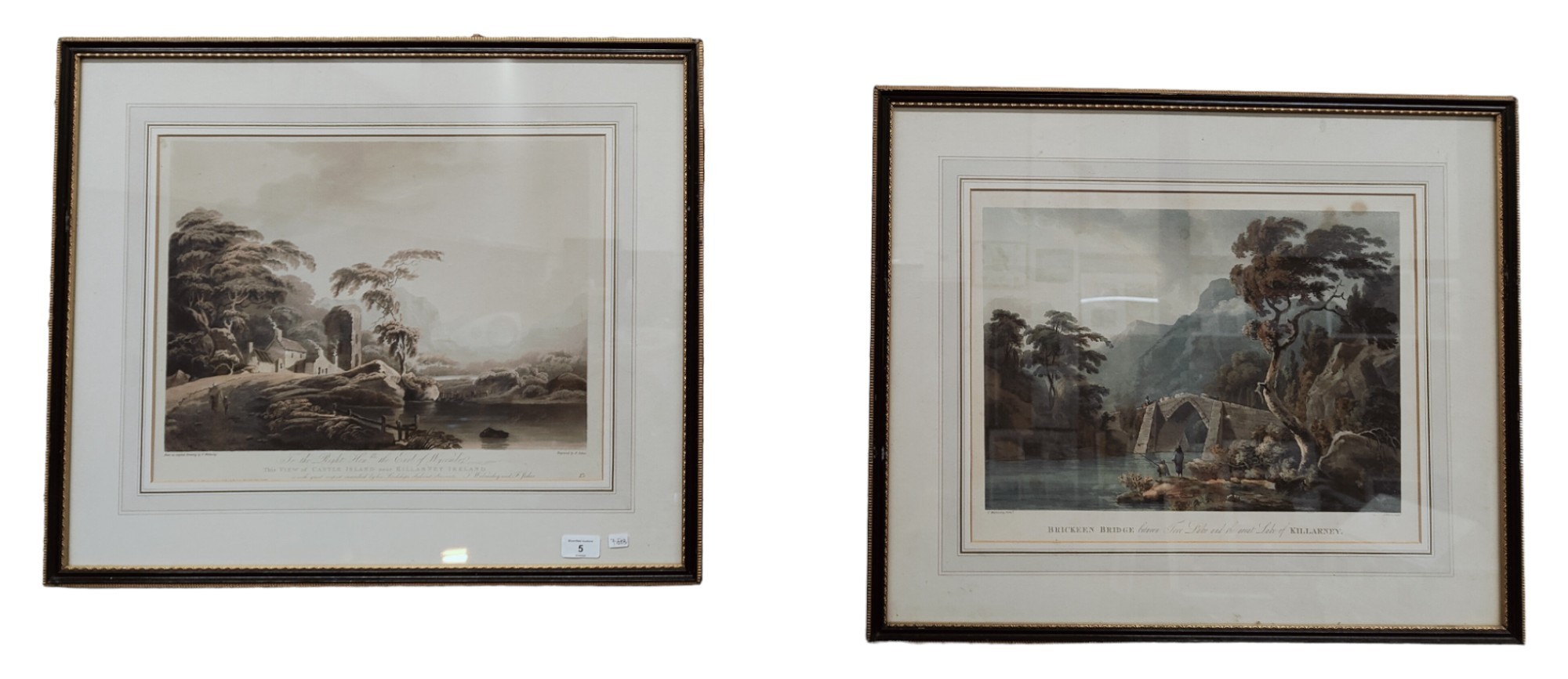 PAIR OF VICTORIAN IRISH PRINTS