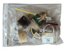 COLLECTION OF VINTAGE PADLOCKS WITH KEYS