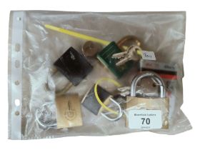 COLLECTION OF VINTAGE PADLOCKS WITH KEYS