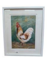 CLAIRE GOLDING - ACRYLIC - HEN 36CM X 26CM