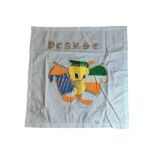 REPUBLICAN PRISON ART HANDKERCHIEF SIGNED TO REAR 'VOL.STEPHEN MCCORMICK P.O.W'