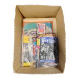 BOX OF MUSIC EPHEMERA & COLLECTABLES TO INCLUDE THE BEATLES