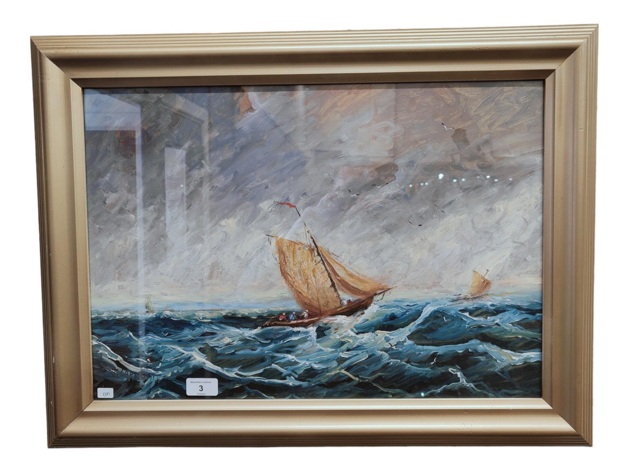 J.CARABOH - OIL - SEASCAPE 54CM X 38CM