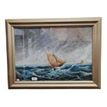 J.CARABOH - OIL - SEASCAPE 54CM X 38CM