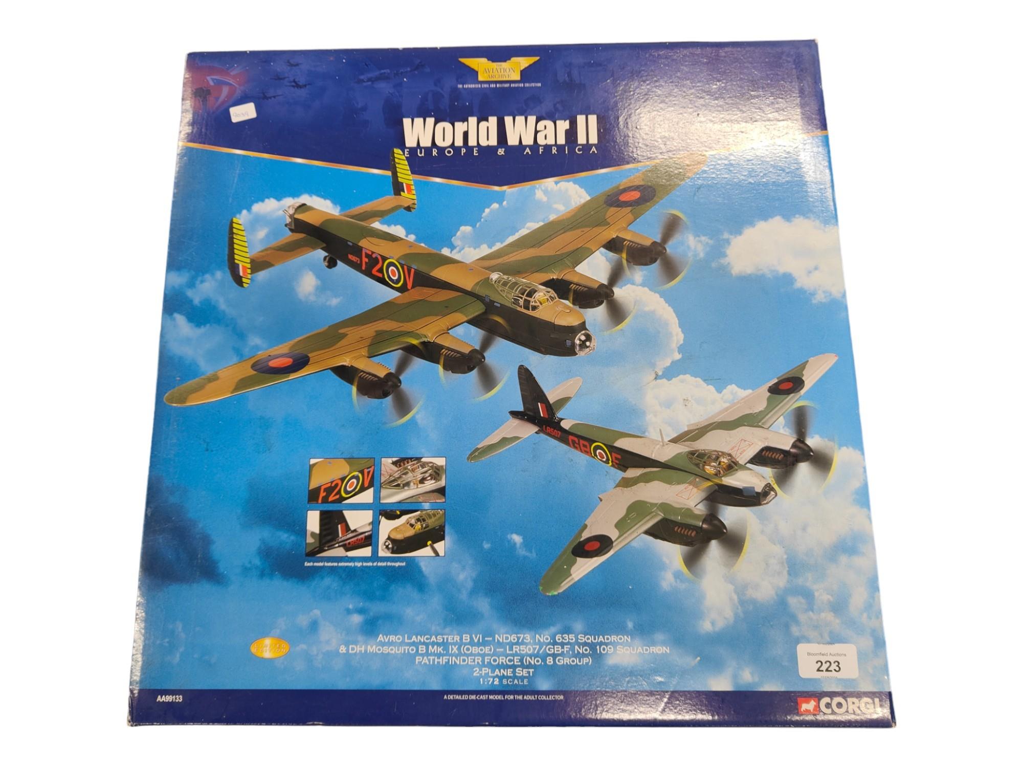 CORGI AVRO LANCASTER & MOSQUITO PLANE SET