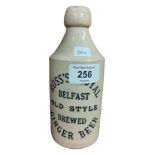 OLD BELFAST STONEWARE BOTTLE - ROSS'S ROYAL