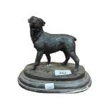 BRONZE DOG FIGURE