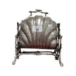 ANTIQUE ORNATE SILVER PLATED MUFFIN DISH