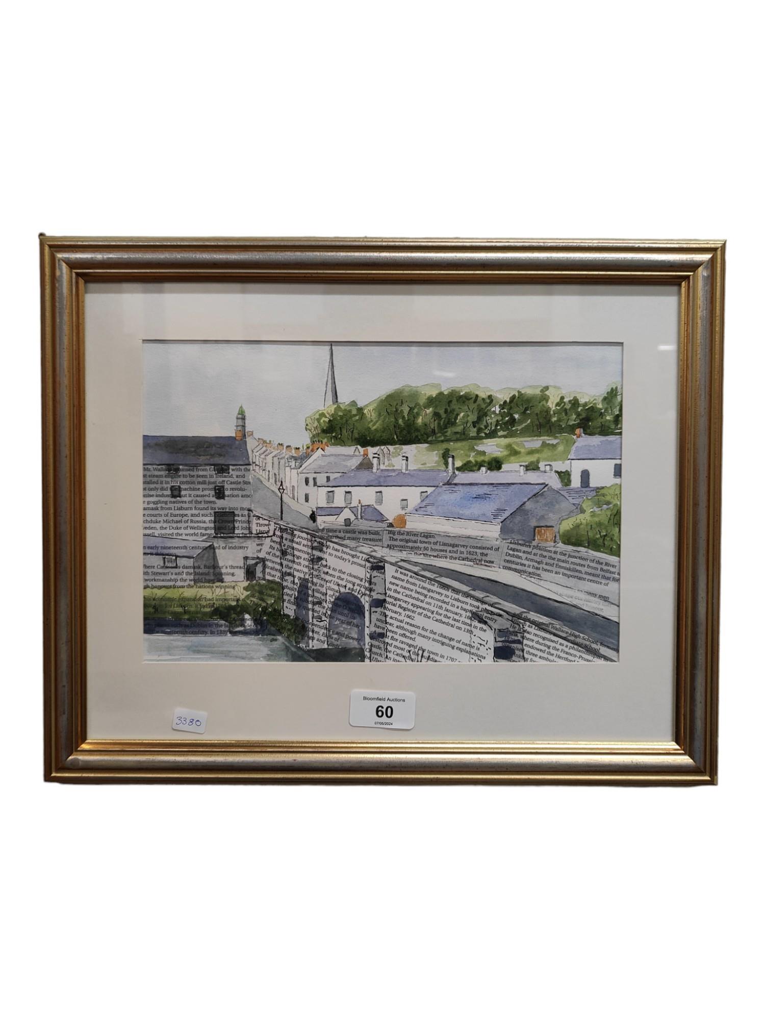 WATERCOLOUR WITH HISTORY - LISBURN