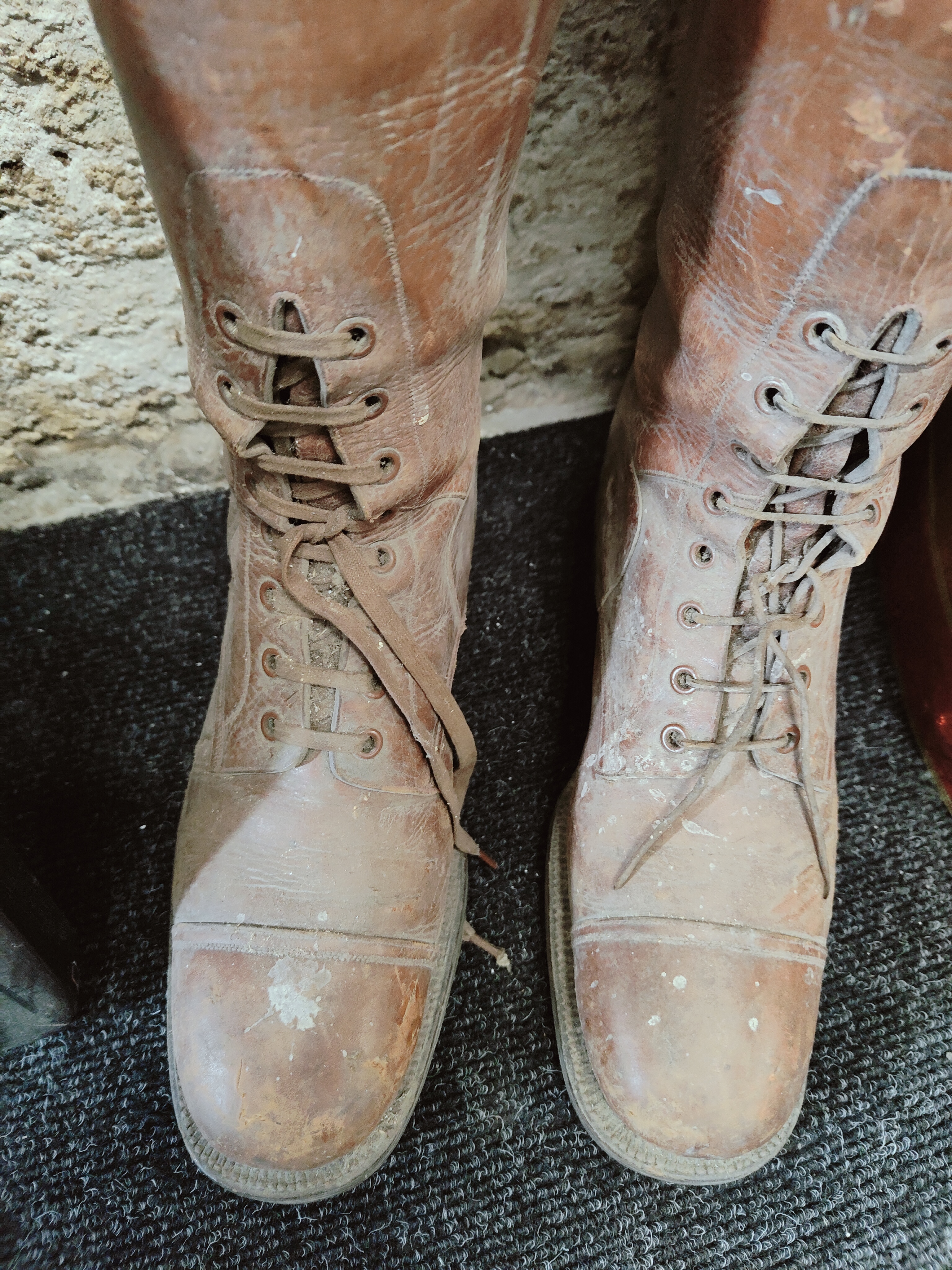 PAIR OF MILITARY BOOTS & 'TREES' - Image 2 of 10