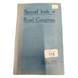 BOOK SECOND IRISH ROAD CONGRESS DUBLIN 1911