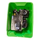 BOX OF CAMERAS